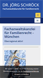 Mobile Screenshot of familienrecht-allgaeu.de